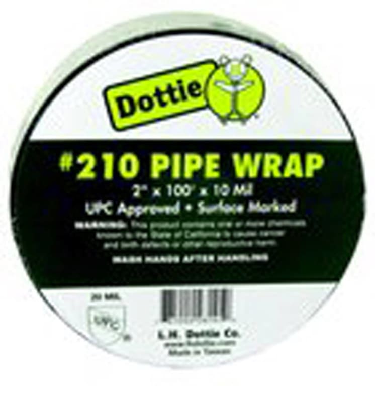 Dottie 210 Corrosion Protection Tape, 10 mil, Printed, 2" x 100'