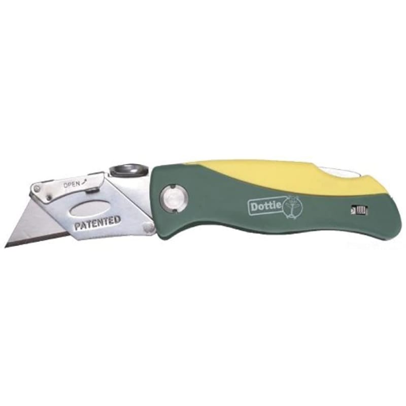 l.h. dottie lbk utility knife, folding lock back, abs handle