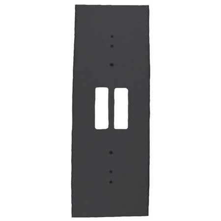 Radionix TP161 Trim Plate for Mounting Single-Gang Box Detectors, Black