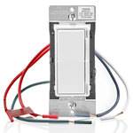 Leviton DSE06-10Z LED and CFL Rocker-Slide Dimmer, Low Voltage Leviton DSE06-10Z LED and CFL Rocker-Slide Dimmer, Low Voltage