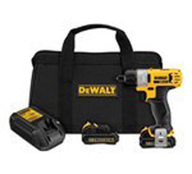 DEWALT DCF610S2 12V Cordless Screwdriver Kit