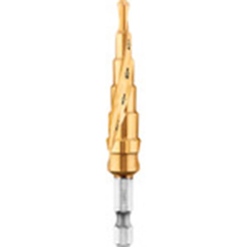 DEWALT DWA1784IR Impact Ready???? Step Drill Bit, 3/16" - 1/2"