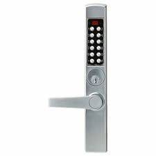 E-Plex 3000 for Adams Rite Deadbolts, 300 Access Codes, 9,000 Audit Events, Schlage C Keyway, Lever, Satin Chrome