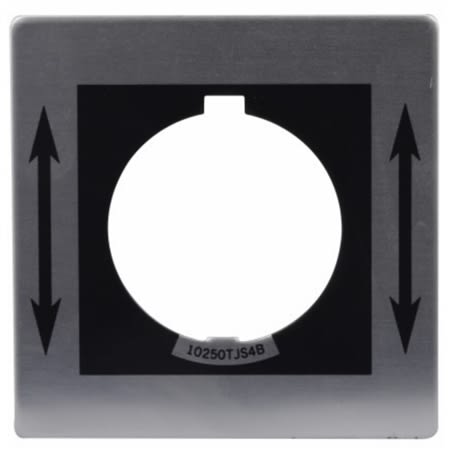10250tjs4 square 2position legend plate