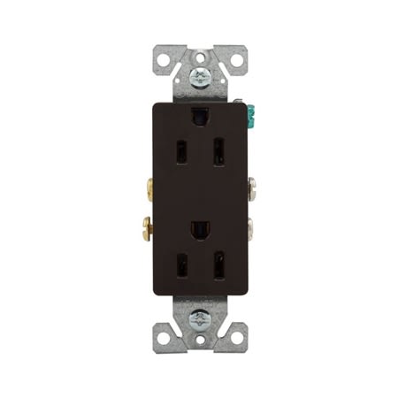 1107bbox recp deco duplex 15a 125v 2p3w br