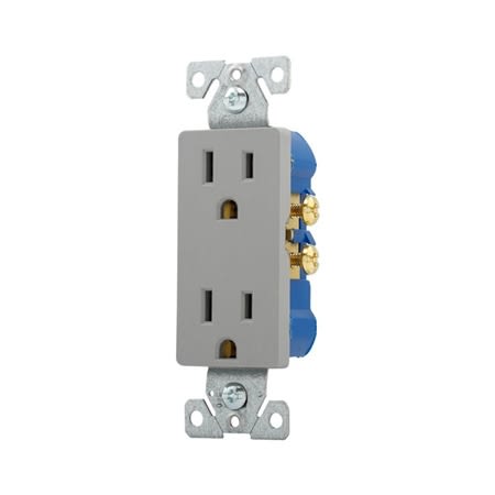 1107gybox recp deco duplex 15a 125v 2p3w gy