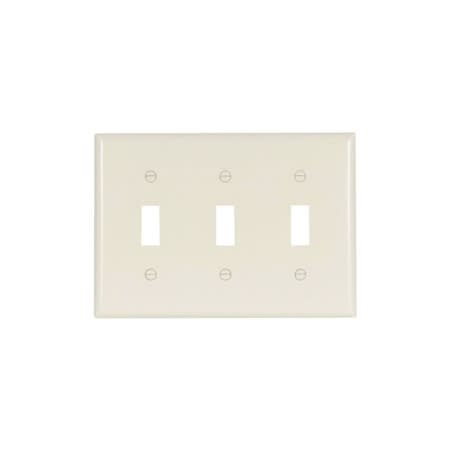 2141labox wallplate 3g toggle thermoset std la 2141labox wallplate 3g toggle thermoset std la