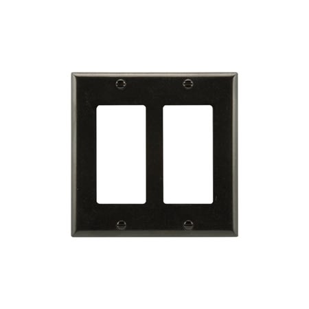 2152bkbox wallplate 2g decorator thermoset std bk 2152bkbox wallplate 2g decorator thermoset std bk