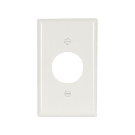 5131wbox wallplate 1g single recp nylon std wh