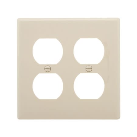 5150la wallplate 2g duplex recp nylon std la