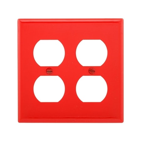 5150rdbox wallplate 2g duplex recp nylon std rd 5150rdbox wallplate 2g duplex recp nylon std rd