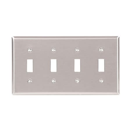 93074box wallplate 4g toggle std ss 93074box wallplate 4g toggle std ss