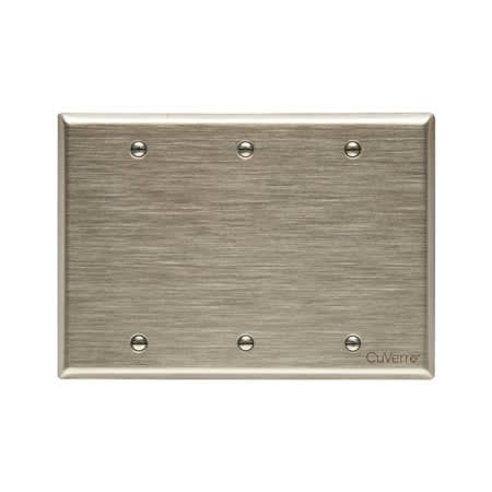 93153box wallplate 3g blank box mount std ss 93153box wallplate 3g blank box mount std ss