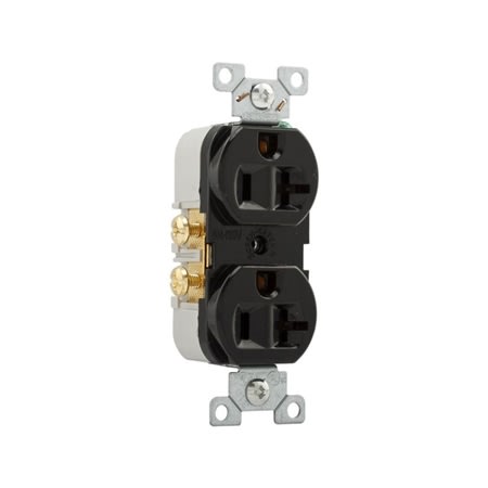 cr20bk recp duplex 20a 125v 2p3w str swire bk