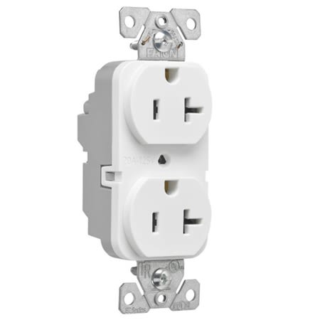 eztr5362w ezlink modular duplex receptacle 20 a