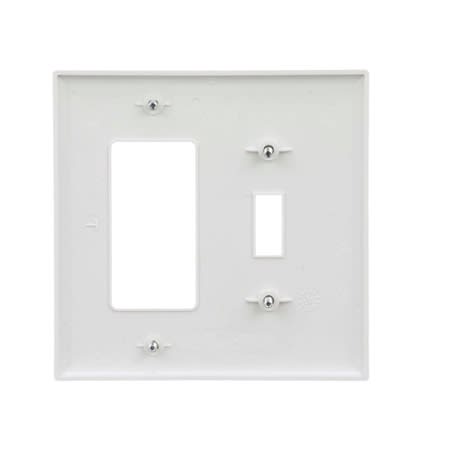 pj126w wallplate 2g toggledeco poly mid wh pj126w wallplate 2g toggledeco poly mid wh