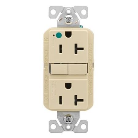 trgfh20v tr hg gfci receptacle 20a 125v ivory slim
