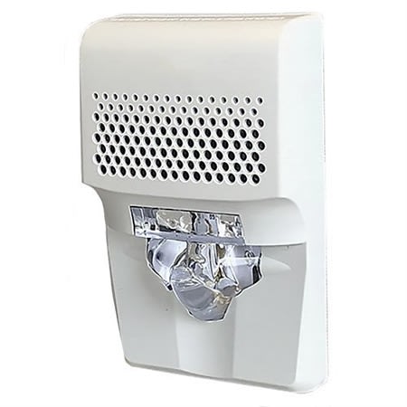 Kidde EG1AVWN Genesis LED EG1 Compact Wall Horn/Strobe, 15-75cd, White, No Marking