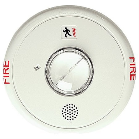 Kidde EGCF-HDVMH Genesis Ceiling Wall Horn-Strobe, Selectable High Candela, "FIRE" Marking, White