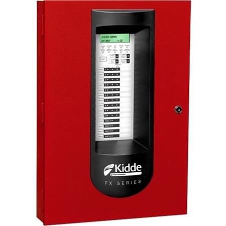 Kidde FX-10RD 10 Zone Fire Alarm Control Panel, Red
