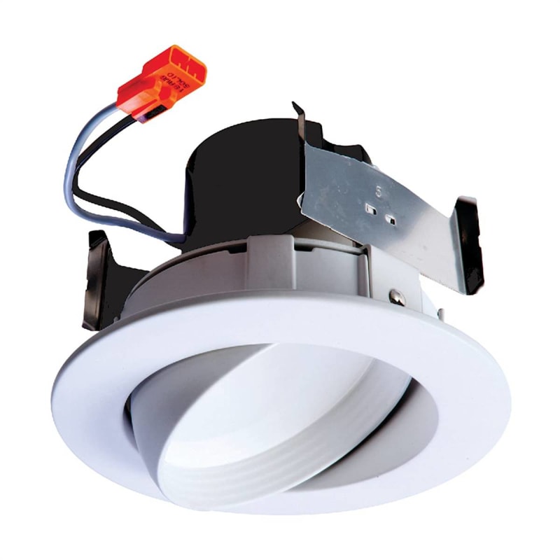Halo Retrofit Adjustable LED Module, 4", 90CRI, 3000 K, Very Wide Flood, White