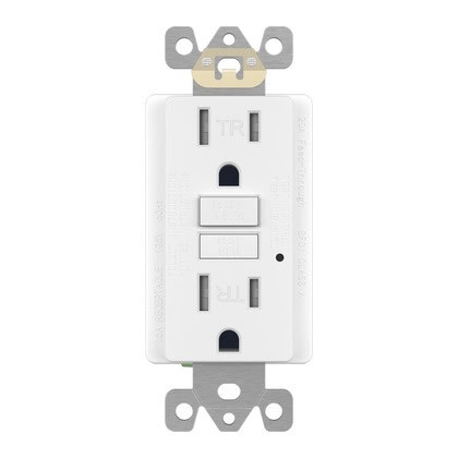 Enerlites GFTRG15-W 15A TR Residential Grade GFCI Receptacle