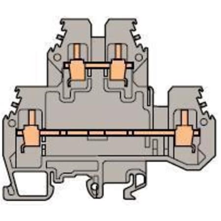 011527122 terminal block feed through6mm double de 011527122 terminal block feed through6mm double de