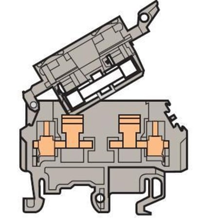 011565725 terminal block fuse holder gray type: m