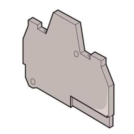 019934105 terminal block snapon end section 3mm ty