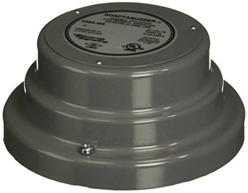EDWARDS SIGNALING 340A-G5 Buzzer,24VAC,0.250A,Gray
