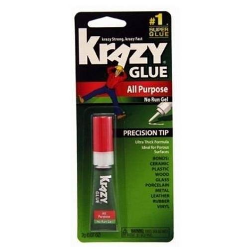 Krazy Glue KG86648R All-Purpose Instant Gel Glue Tube, 2.0 ml (0.07 Oz), Clear, 1-Pack Krazy Glue KG86648R All-Purpose Instant Gel Glue Tube, 2.0 ml (0.07 Oz), Clear, 1-Pack