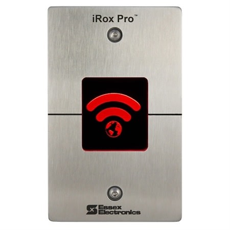 Essex IRXO-2S iRox Single Gang High Frequency Reader with iCLASS SE, Wiegand/OSDP, Stainless Faceplate