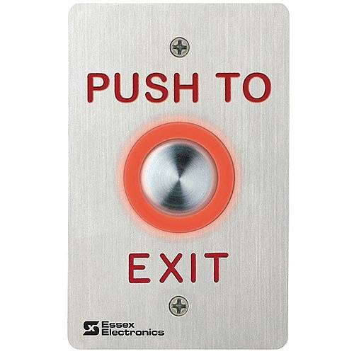 Essex PEB-2S PEB Series Single Gang Piezoelectric "Push to Exit" Switch, Stainless Steel Faceplate Essex PEB-2S PEB Series Single Gang Piezoelectric "Push to Exit" Switch, Stainless Steel Faceplate