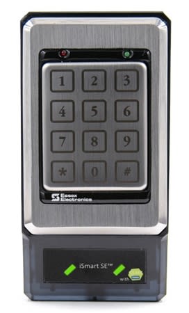 Essex ISH-34-SN iSMART SE Reader, HID iCLASS SE with K1 Series Keypad, Stainless-Steel Bezel