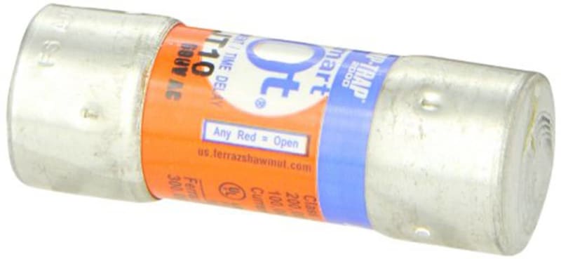 Ferraz Shawmut AJT10 SmartSpot ; Class J Time-Delay Fuse; 10 Amp, 600VAC/500VDC Ferraz Shawmut AJT10 SmartSpot ; Class J Time-Delay Fuse; 10 Amp, 600VAC/500VDC