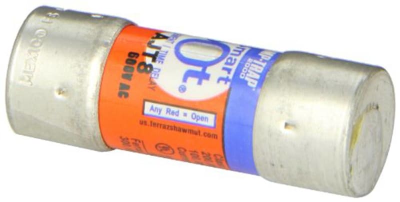 Ferraz Shawmut AJT8 SmartSpot ; Class J Time-Delay Fuse; 8 Amp, 600VAC/500DC Ferraz Shawmut AJT8 SmartSpot ; Class J Time-Delay Fuse; 8 Amp, 600VAC/500DC