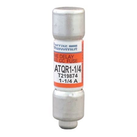 Ferraz Shawmut ATQR1-1/4 Amp-Trap 2000 ; Class CC Time-Delay Fuse Ferraz Shawmut ATQR1-1/4 Amp-Trap 2000 ; Class CC Time-Delay Fuse