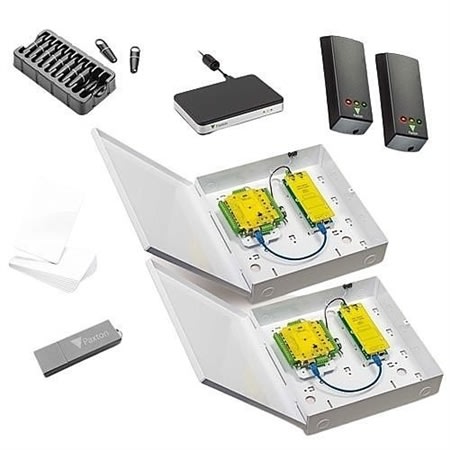 Paxton 682-920-US Net2 Plus Starter Kit for 2 Doors, PoE+ PSU