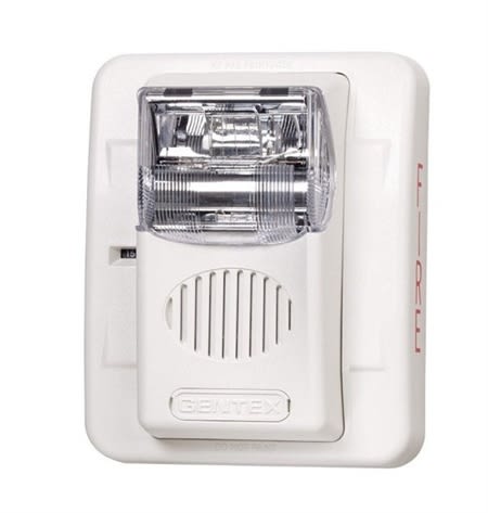 GENTEX GENTEX GECA-24PWW HORN STROBE MULTI CANDELLA WHITE BODY AMBER LENS