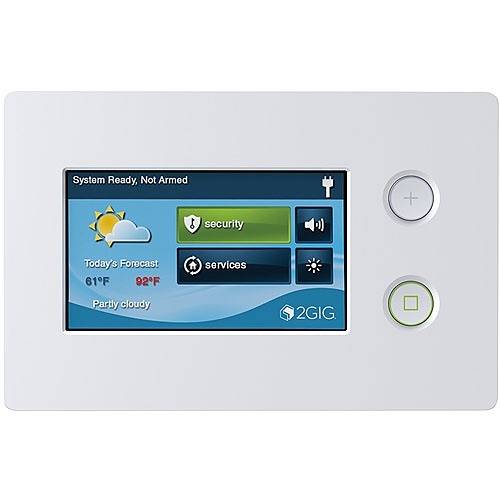 2GIG TS2 Wireless Touchscreen Keypad for GC2e Panels, 900MHz