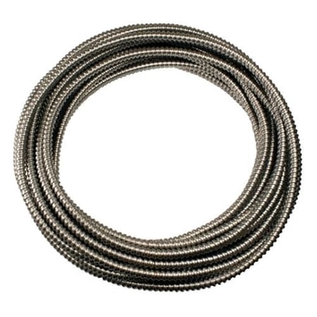 GRI 5702-25 25' Armored Cable, 3/16" ID, Stainless Steel