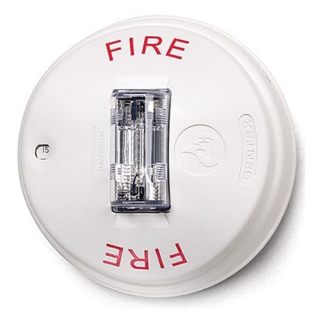 Gentex GCC24CW GCC 24VDC Selectable Candela, Low Profile Evacuation Horn/Strobe, White