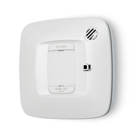 Gentex 917-0070-002 S Series Multi-Criteria Smoke Alarm, 120VAC, 9V Battery Backup
