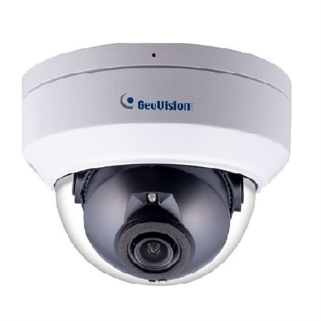 GeoVision 125-TDR2705-2F10 2MP IP Mini Dome Camera, 2.8mm Fixed Lens, Low Lux WDR, White GeoVision 125-TDR2705-2F10 2MP IP Mini Dome Camera, 2.8mm Fixed Lens, Low Lux WDR, White