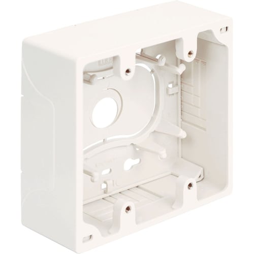 DOUBLE GANG MOUNT BOX-WHITE