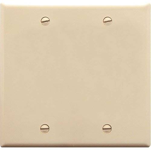 ICC IC630EBDAL Faceplate Blank with Double Gang, Almond ICC IC630EBDAL Faceplate Blank with Double Gang, Almond