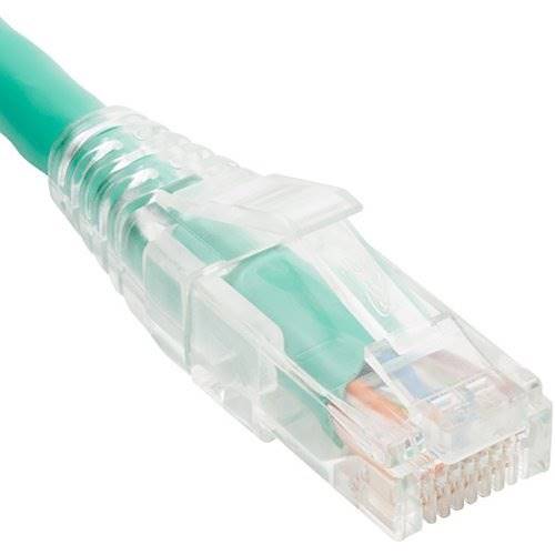 ICC ICPCST01GN CAT6 Clear Boot Patch Cord, 1' (.3m), Green ICC ICPCST01GN CAT6 Clear Boot Patch Cord, 1' (.3m), Green