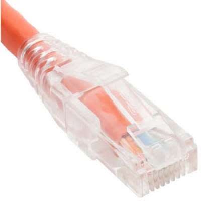 ICC ICPCST01OR CAT6 Clear Boot Patch Cord, 1' (.3m), Orange ICC ICPCST01OR CAT6 Clear Boot Patch Cord, 1' (.3m), Orange