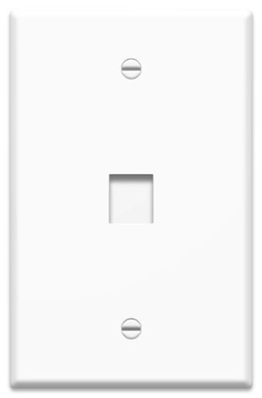 Legrand On-Q 1-Gang, 1-Port Wall Plate, White 25-Pack Legrand On-Q 1-Gang, 1-Port Wall Plate, White 25-Pack