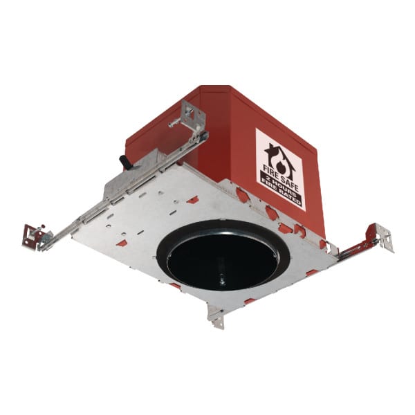 HALO H750FR2ICAT 6 Inch IC Rating Air-Tight New Construction Recessed Fire Safe Housing, Grey